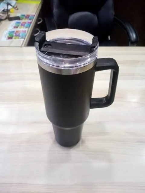1L Double Layer Stainless Travel Tumbler with Straw – photo 3