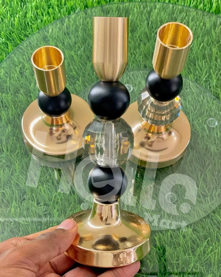 Elegant Decorative Candle Holders Set – photo 3