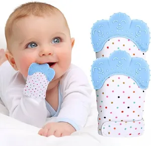Silicone Baby Teething Mitten