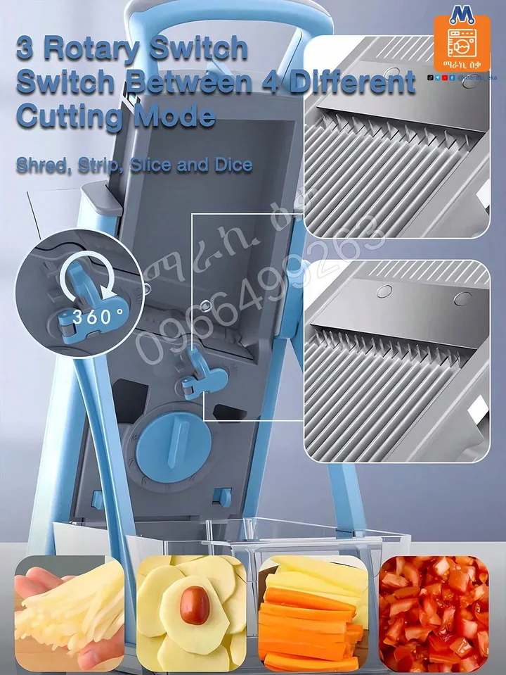 Multifunctional Vegetable Fruit Slicer Chopper – photo 3