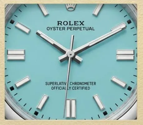 Rolex Oyster Perpetual Turquoise Blue – photo 5