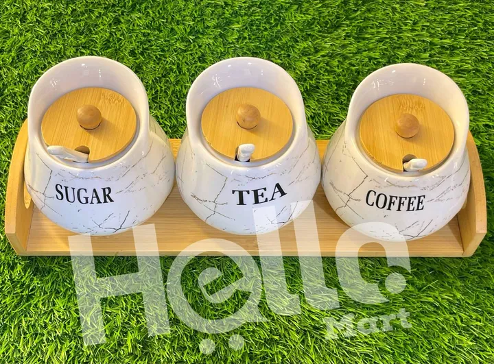 3-in-1 Ceramic Spice Storage Jar Set – photo 3