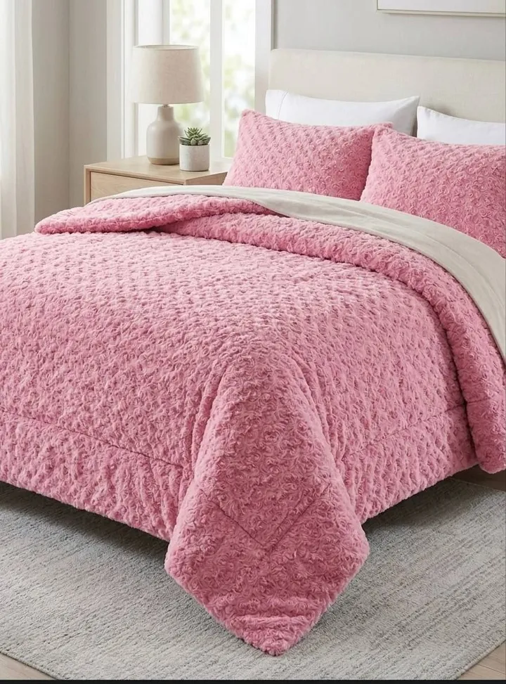 Fur Comforter Set 4 Pieces – photo 5