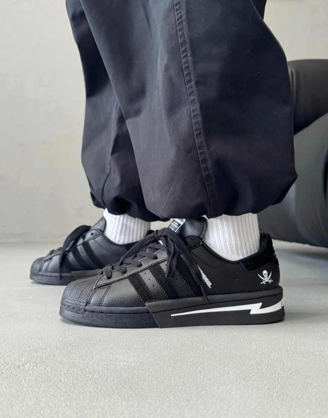 Adidas Superstar Neighborhood Triple Black Shoes – photo 3