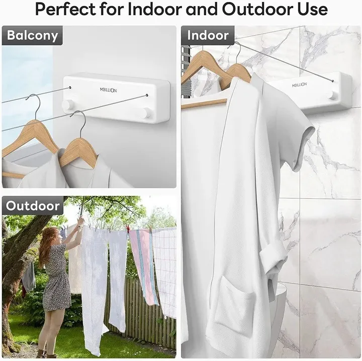 Double Rope Retractable Clothesline – photo 4