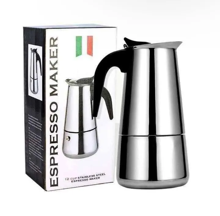 12-Cup Aluminum Espresso Coffee Maker – photo 3