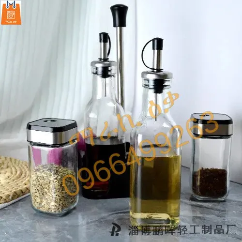 5-Piece Condiment and Oil Bottle Set – photo 3