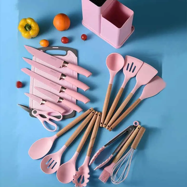 Silicone Kitchen Utensil Knife Set – photo 4