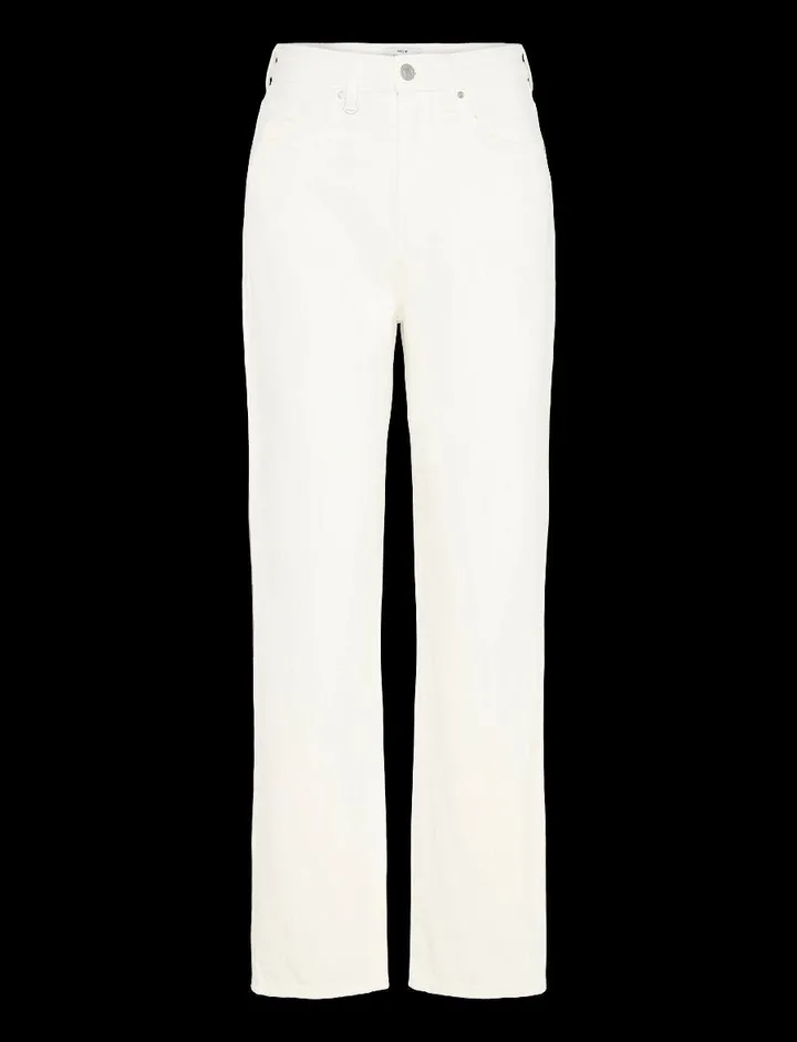 Straight Leg White Jeans Size 27 – photo 3