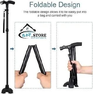 Foldable Multi-functional Walking Stick – photo 3