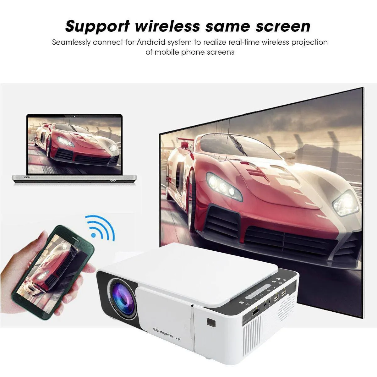 Borrego Smart 6 Mini Projector – photo 3