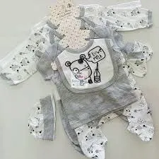 8 Pcs Newborn Baby Clothing Set – photo 6