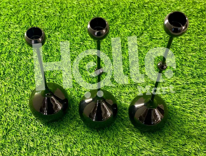 Black Decorative Candle Holder Set – photo 3