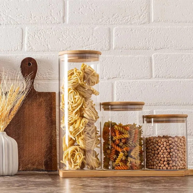 4PCS Borosilicate Glass Storage Jar Set – photo 4