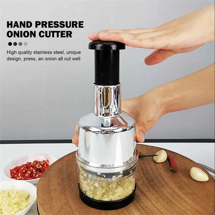 Manual Press-Down Garlic Vegetable Chopper – photo 4