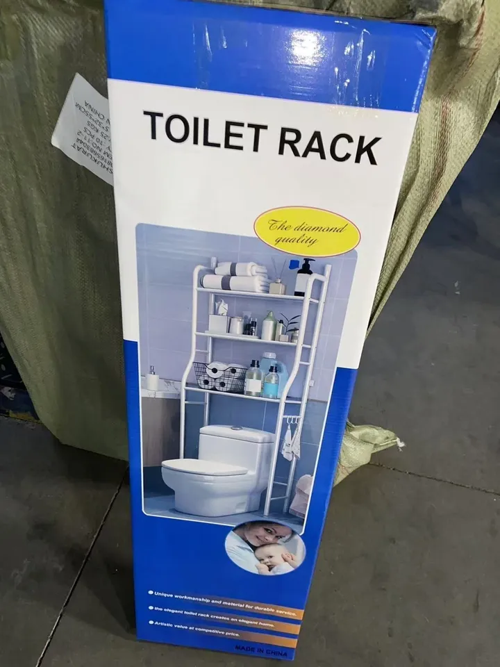 Over-Toilet 3-Tier Metal Storage Rack – photo 3