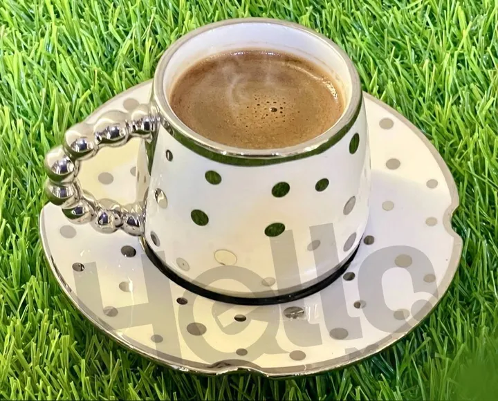 Coffee Cups Set of 6 with Saucers – photo 3