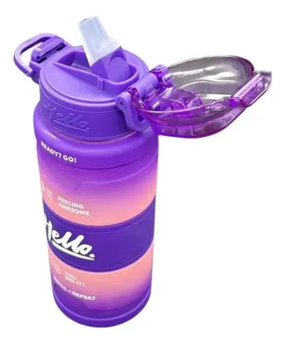 Hello Gradient Water Bottle – photo 4