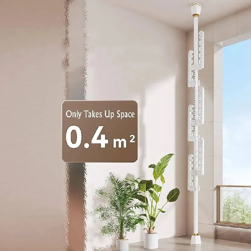 Telescopic Floor to Ceiling Cloth Drying Pole – photo 4