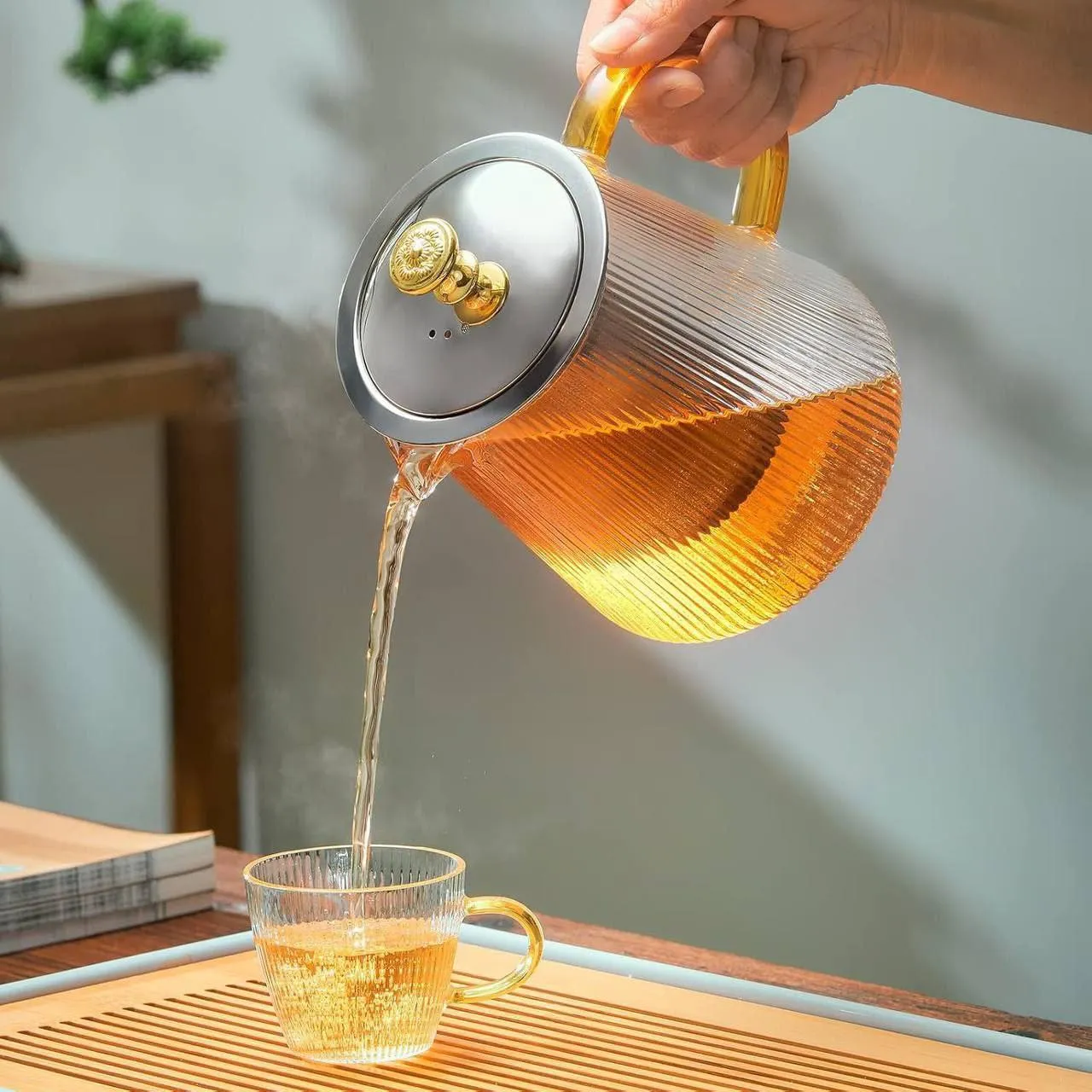 Glass Tea Pot 850ml – photo 3