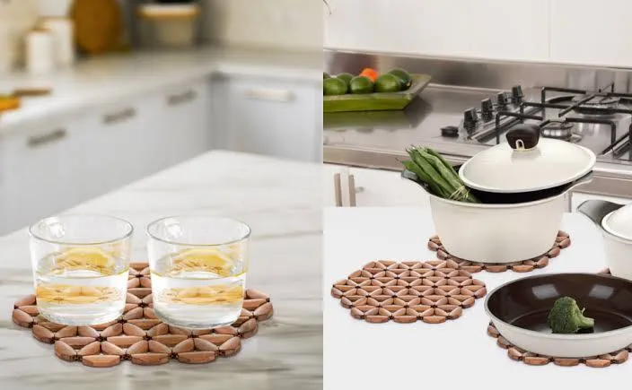 Eco-Friendly Bamboo Trivet Mat – photo 3