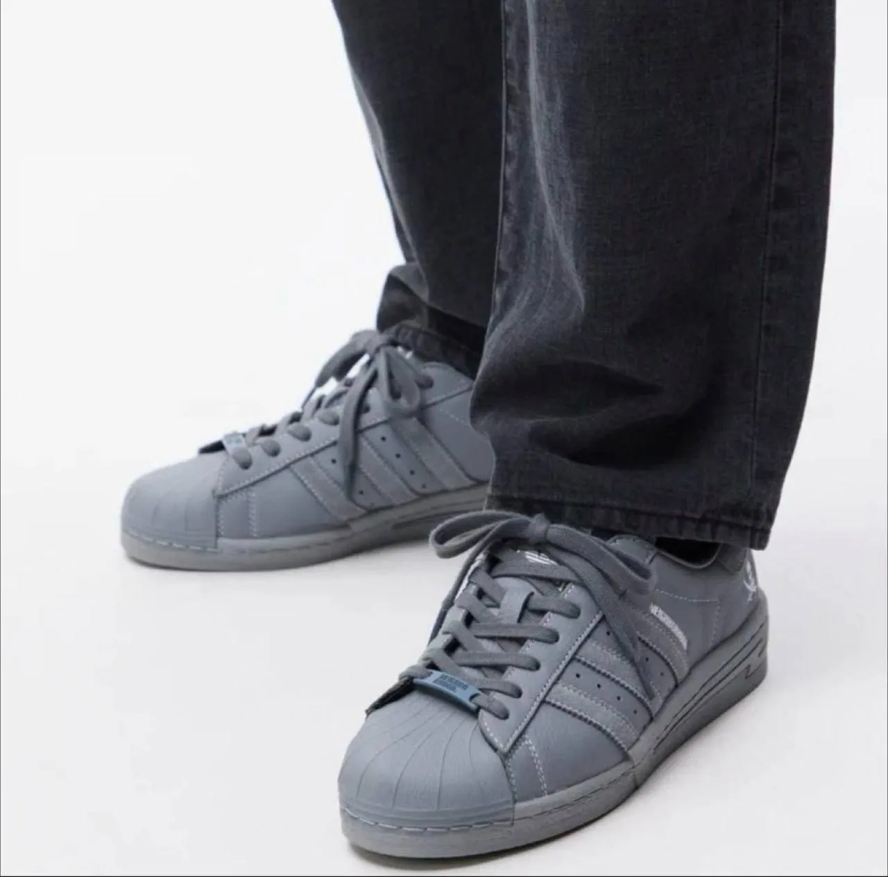 Adidas Superstar Neighborhood Cement Grey Shoes – photo 3