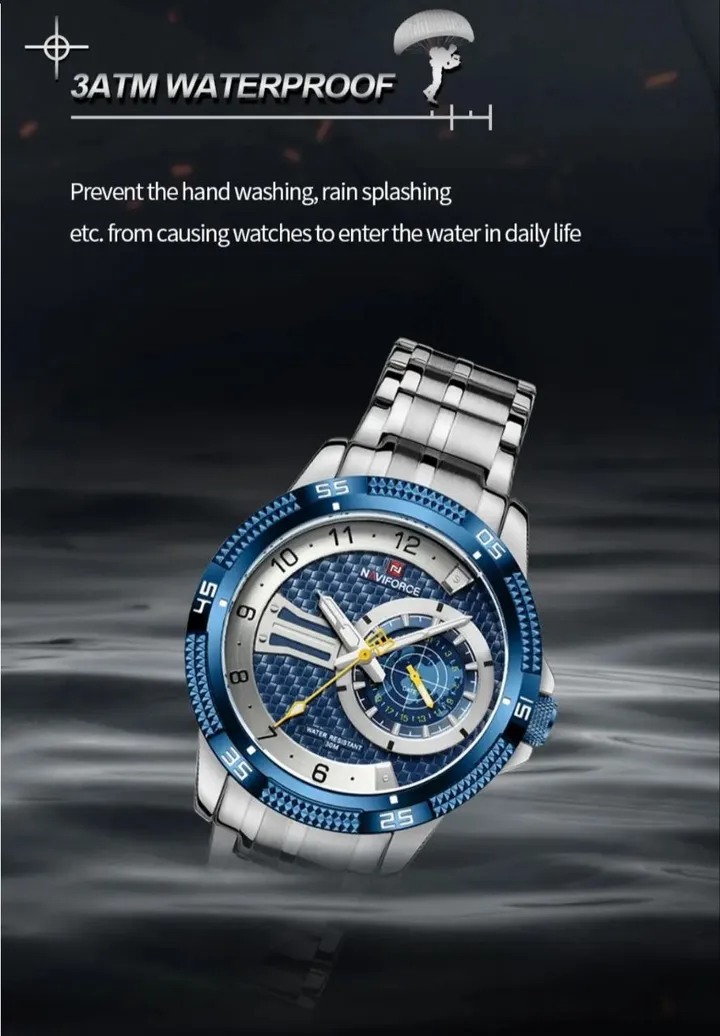 NAVIFORCE 9206 Men Stainless Watch – photo 3