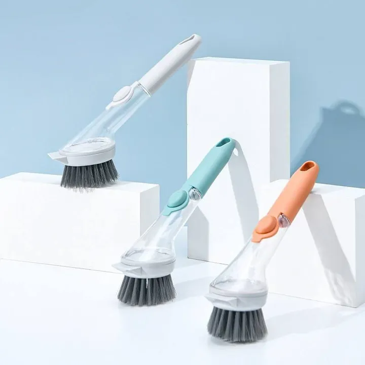 Kitchen Dish Brush with Soap Dispenser – photo 3