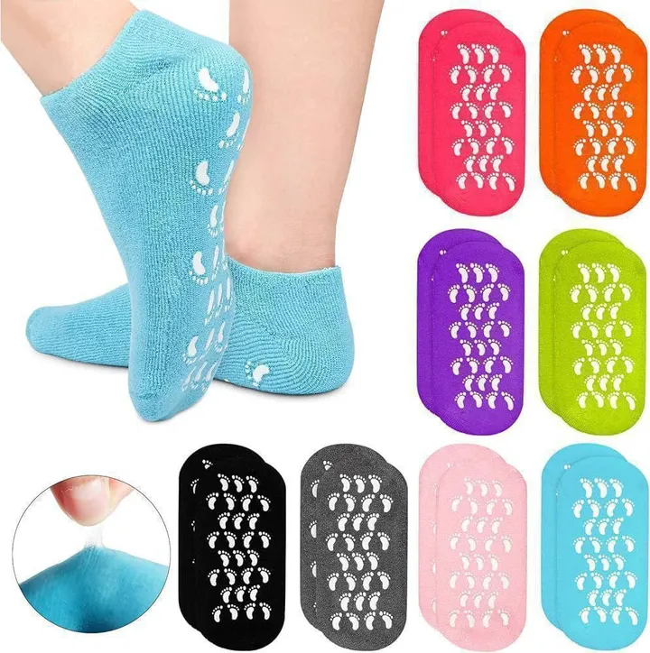 Soft Moisturizing Gel Socks Foot Care – photo 6