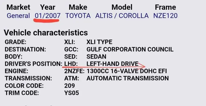 Toyota Corolla 2007 Automatic – photo 6