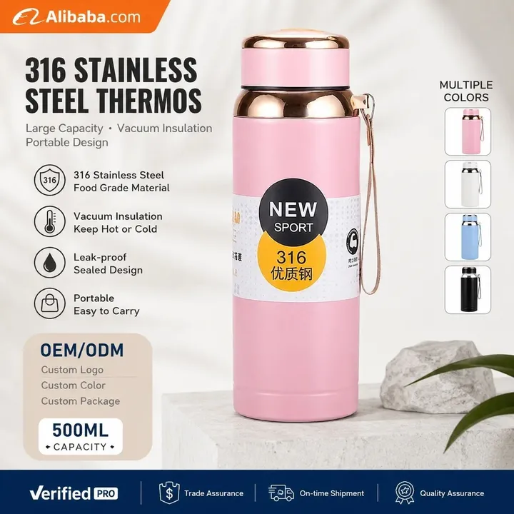 Stainless Steel Vacuum Insulated Water Bottle – photo 4