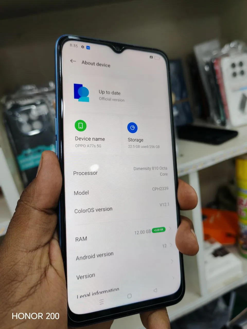 Oppo A77s 5G 256GB 12GB – photo 3