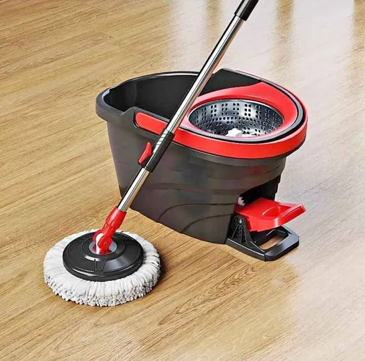 360° Microfiber Spin Mop Bucket Set – photo 3