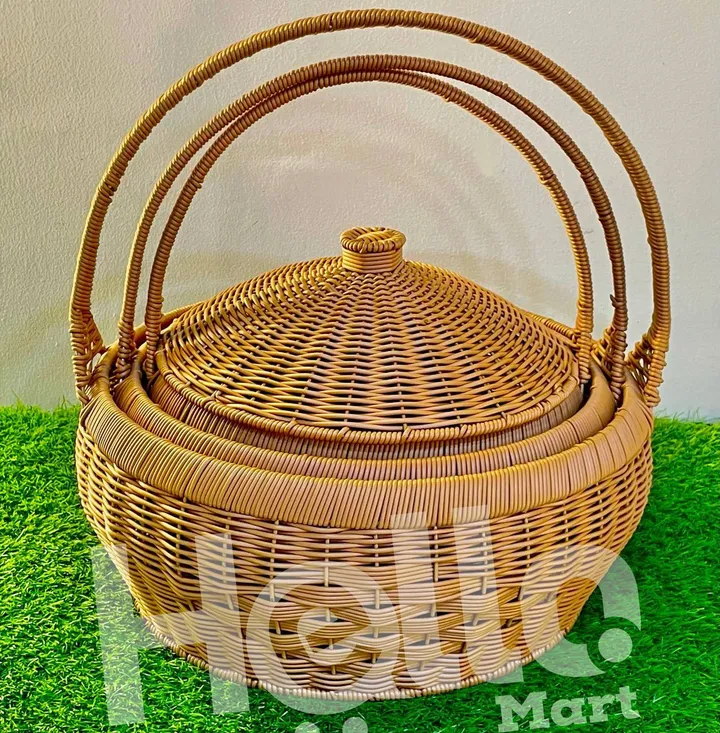 Woven Food Storage Basket Set – photo 3