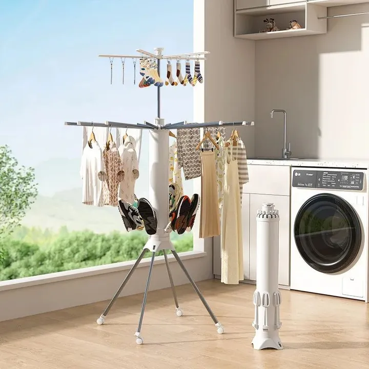 350° Rotating Clothes Drying Rack – photo 5