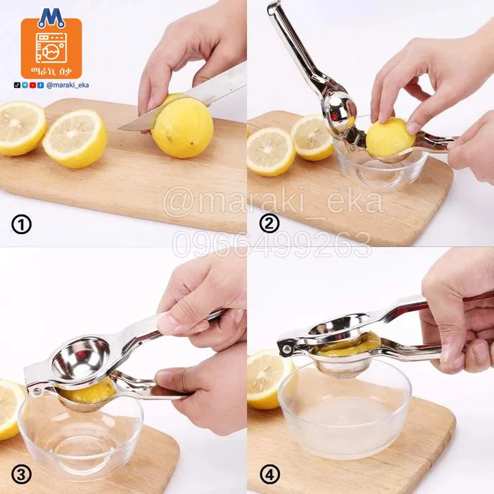 Stainless Steel Lemon Squeezer – photo 3