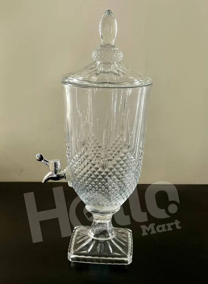 3 Liter Glass Beverage Dispenser with Tap – photo 3