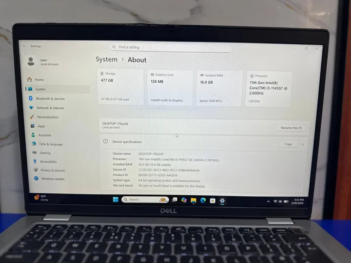 Dell Latitude Core i5 11th Gen – photo 4