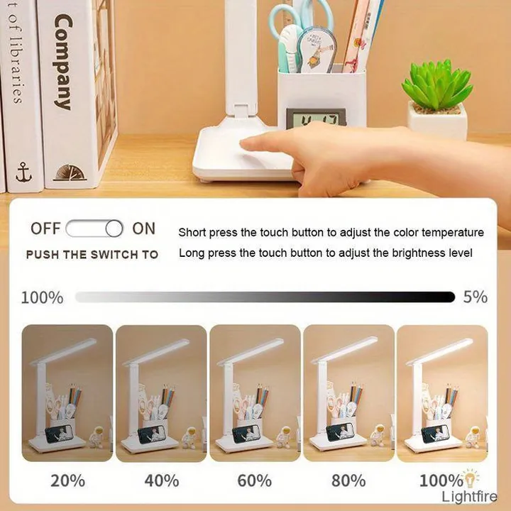 LED Double Head Portable Desk Lamp – photo 5