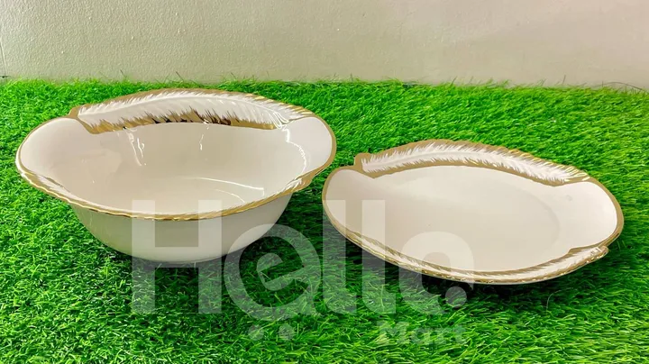 Decorative Shorba Genfo Serving Bowl Set – photo 3