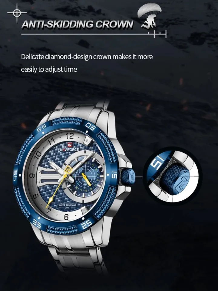 NAVIFORCE 9206 Men Stainless Watch – photo 4