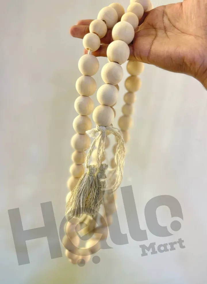 Wooden Decorative Bead Garland – photo 3