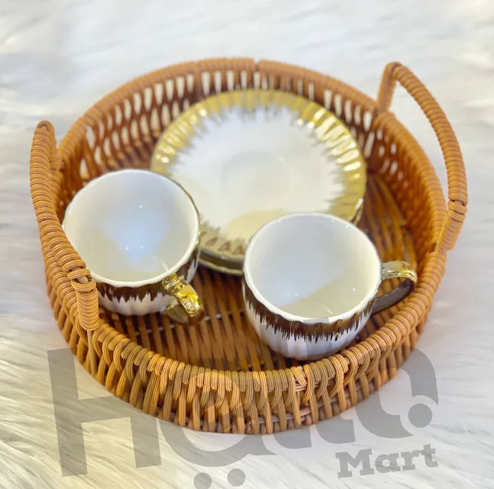 Wicker Serving Tray Basket – photo 3