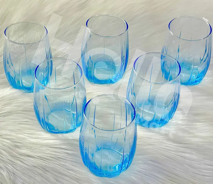 Quality Blue Drinking Glasses Set – photo 3