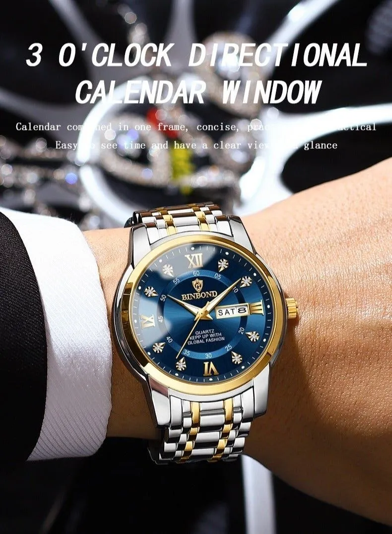 Binbond Quartz Stainless Steel Watch – photo 4