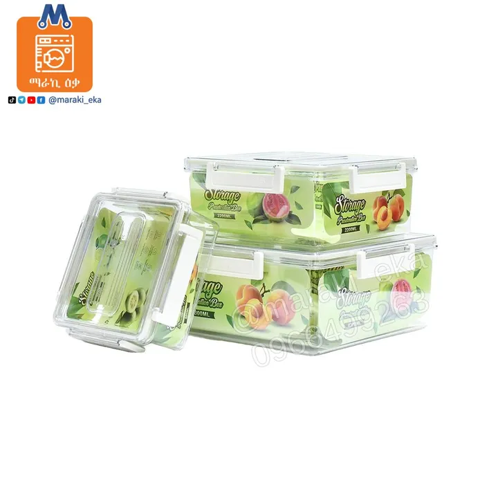 3 Set Refrigerator Storage Box – photo 3