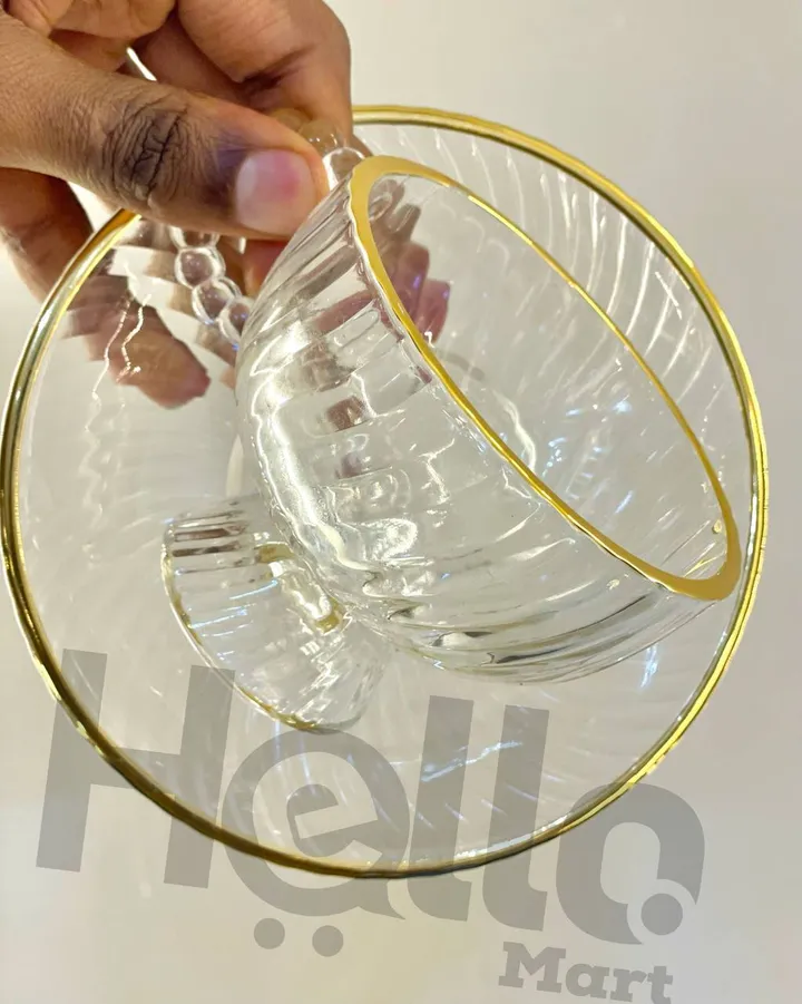 Quality Glass Tea Cup Set – photo 3