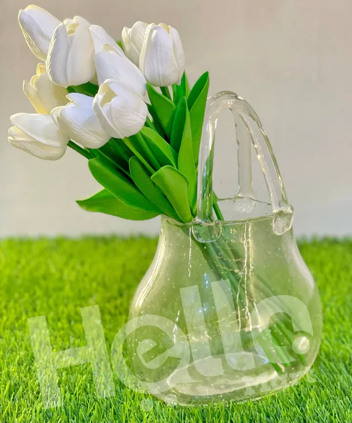Decorative Glass Flower Vase – photo 3