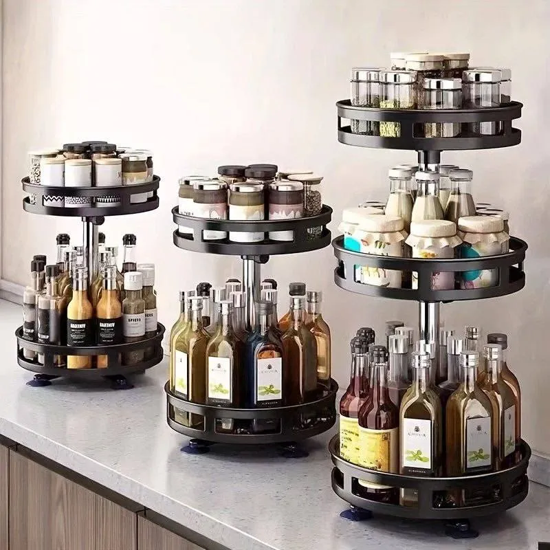 3 Tier Rotating Spice Cosmetic Organizer – photo 4