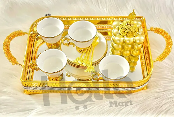 Gold Service Tray Set – photo 3